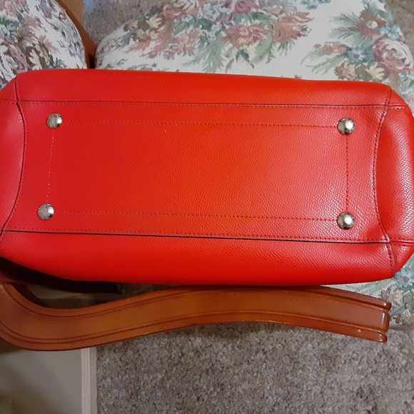 Coach 2015 Tangerine Margot Carryall Bag - Picture 6 of 12